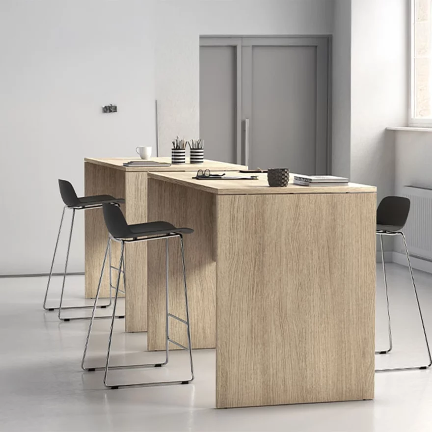 Table haute rectangulaire gamme Rock