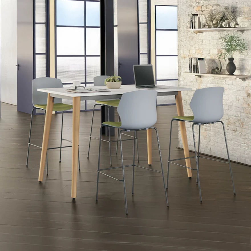 Table haute rectangulaire gamme NIL