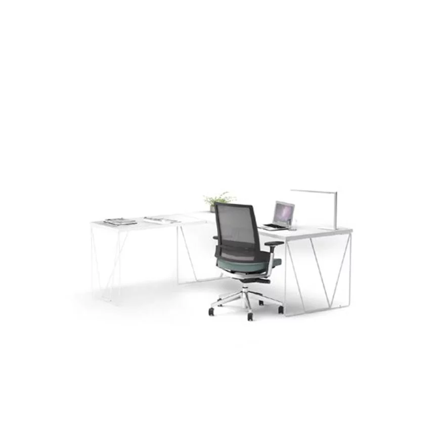 Bureau individuel Let's Work avec retour de bureau