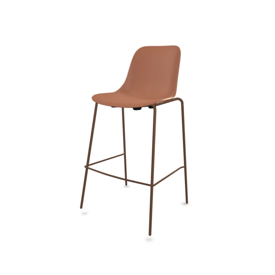 Tabouret Haut Abril Terracotta