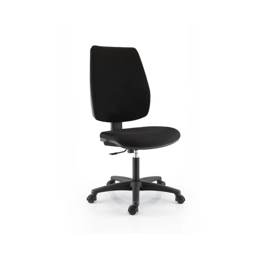 Fauteuil de bureau Lander noir sans accoudoirs
