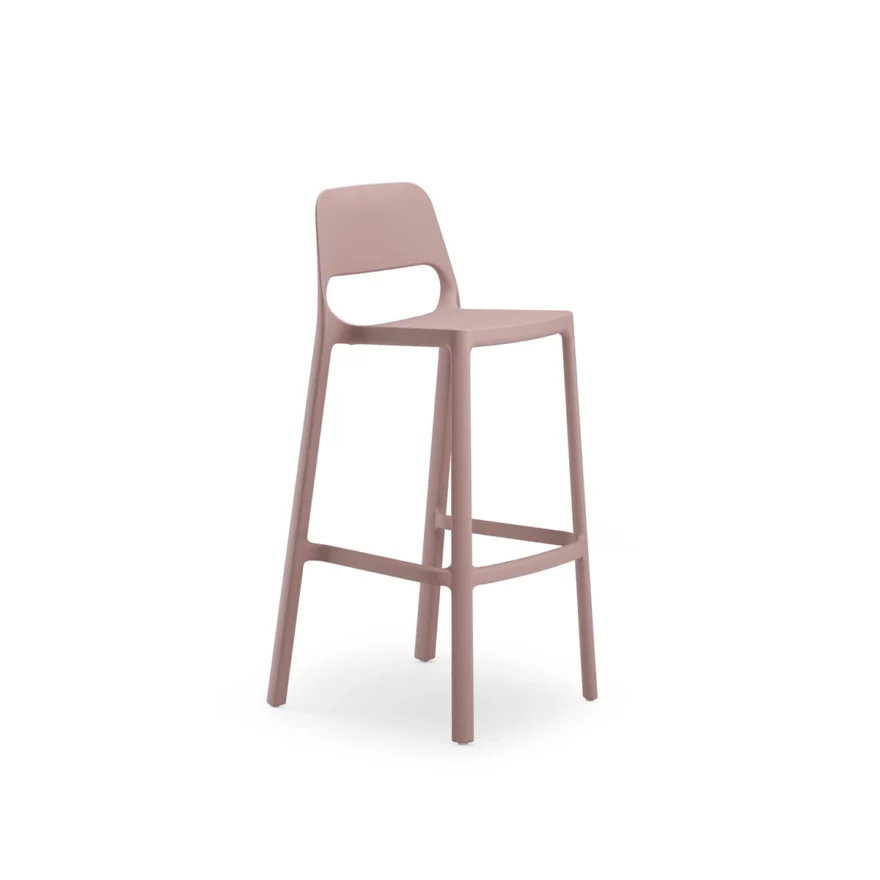 Tabouret Maike rose poudré
